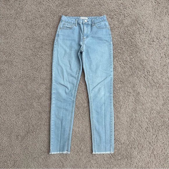 Tinseltown Denim - Tinseltown Light Blue Midrise Skinny Jeans Womens Juniors 27
